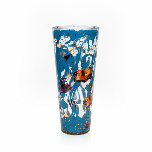 24oz Blue Lava HP Tumbler with White Background