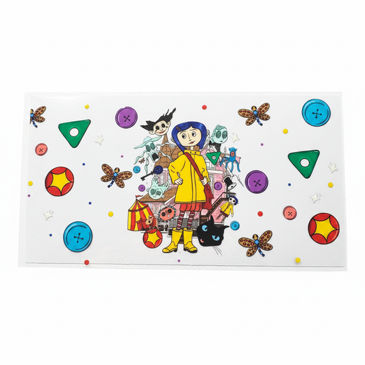 Coraline UVDTF Wrap - White Background