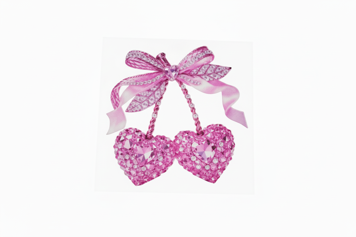 Product image with heart cherries at bottom