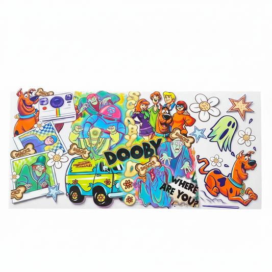 Scooby-Doo UVDTF Wrap - White Background